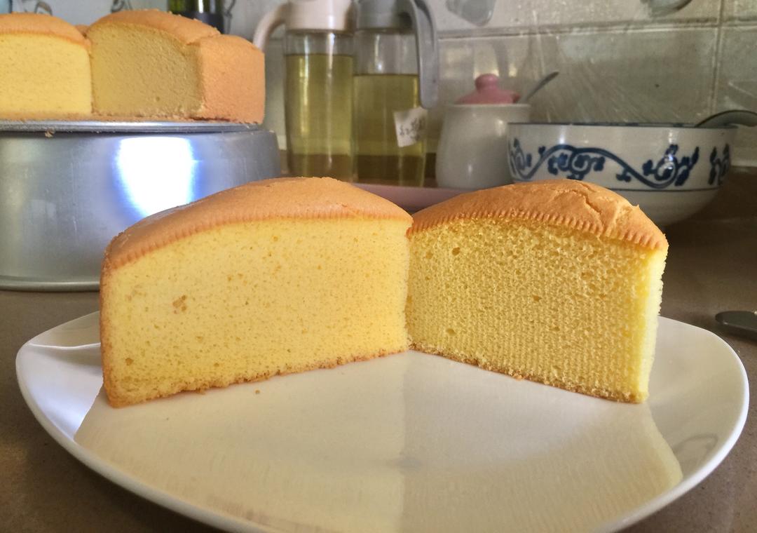 8寸戚风蛋糕（酸奶蜂蜜味低糖低脂）