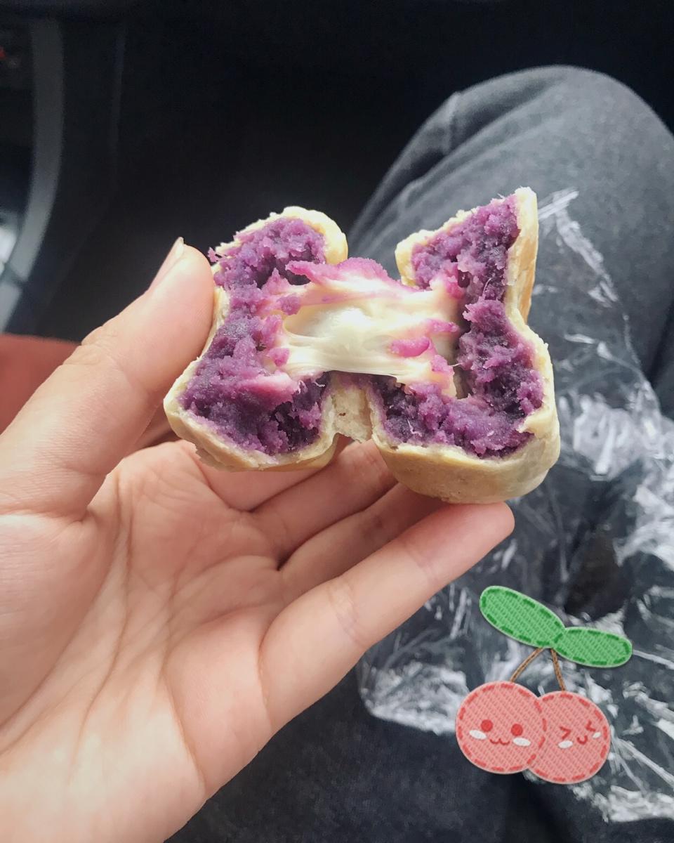 【爆浆紫薯仙豆糕】