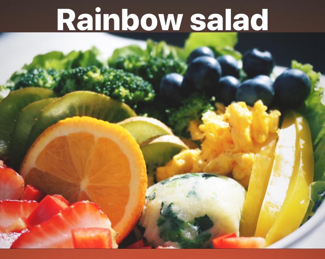 彩虹沙拉🌈不要小瞧了这些自然色素的做法
