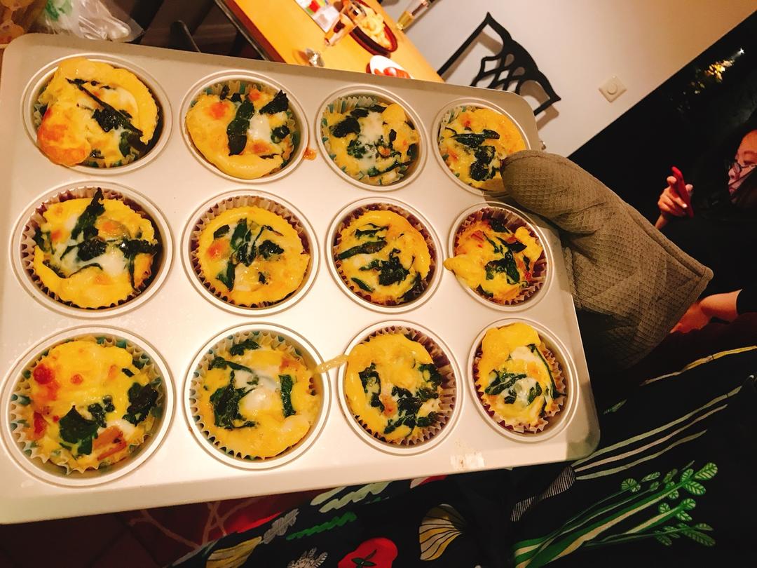 早餐鸡蛋杯cupcake Frittata