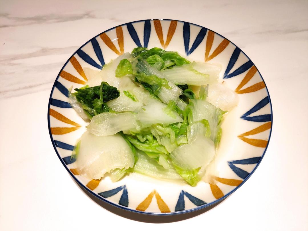 最容易的家常菜之——清炒大白菜