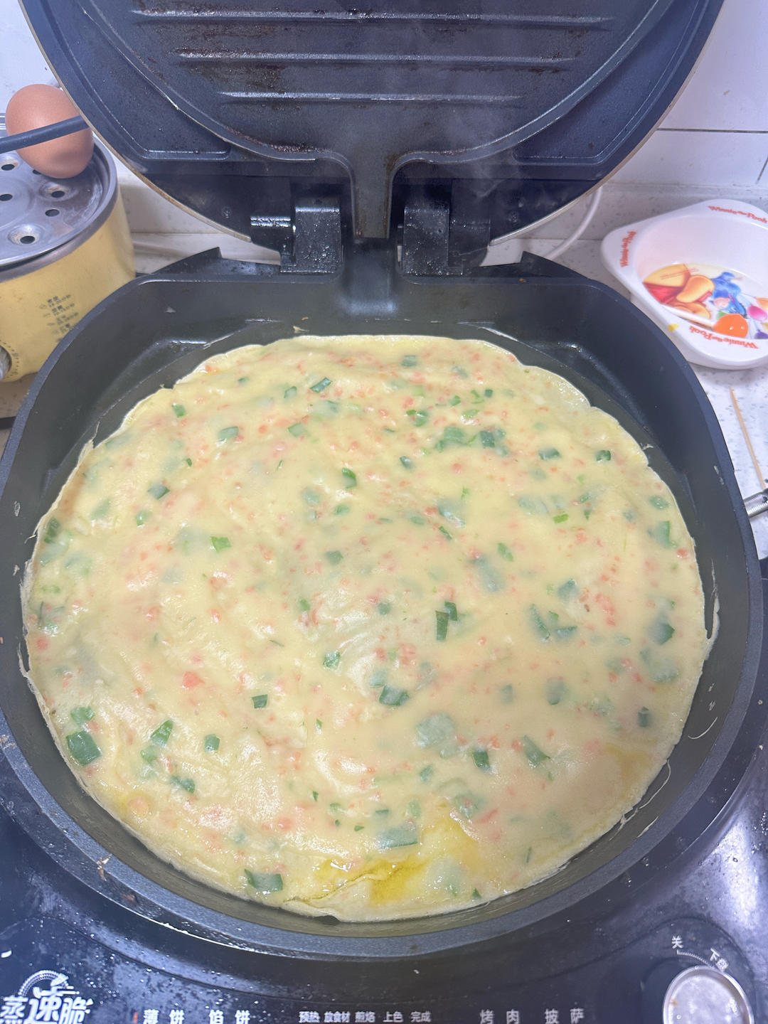 简单快手蔬菜鸡蛋煎饼