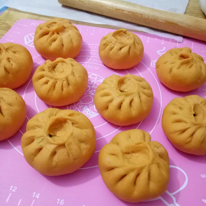 南瓜包子 | 吃腻了传统包子，来换个口味