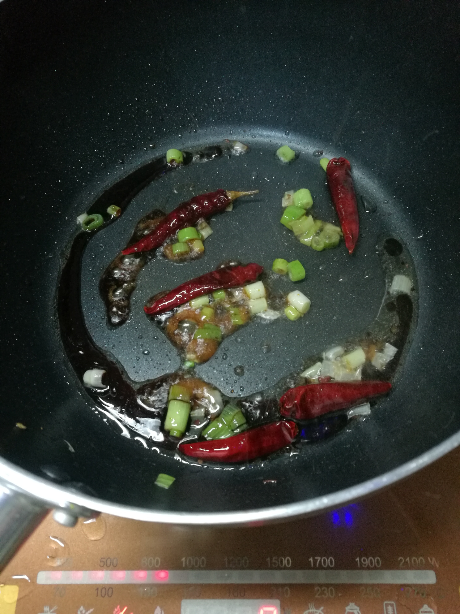 海米炒油菜的做法 步骤5