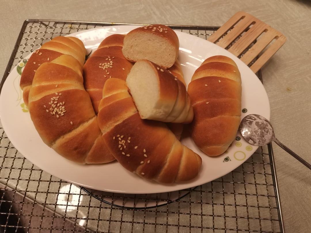 咸香酥脆的盐面包