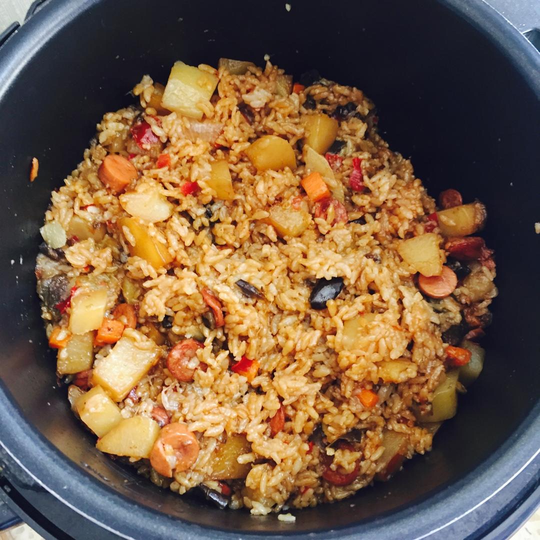 土豆焖饭（电饭锅版）