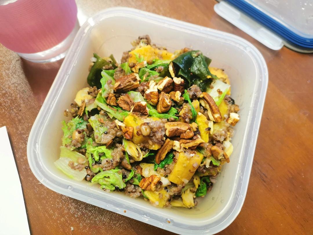 【健康三餐】鲜味南瓜能量炒饭