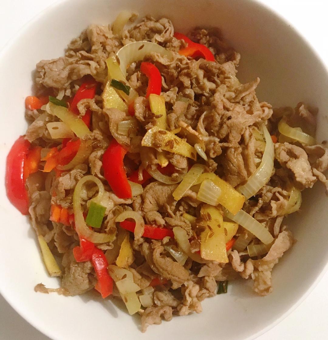 孜然羊肉片