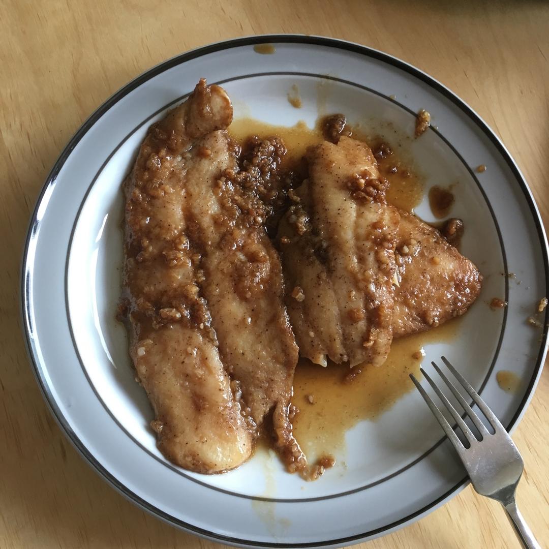 蒜香烤龙利鱼