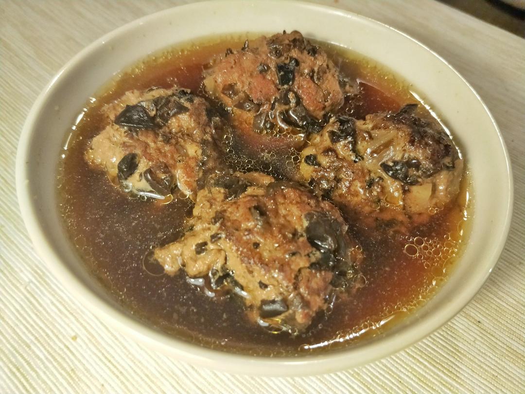 不用油炸的猪肉莲藕丸子
