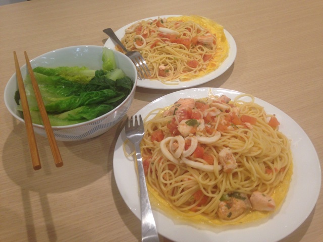 番茄海鲜意粉