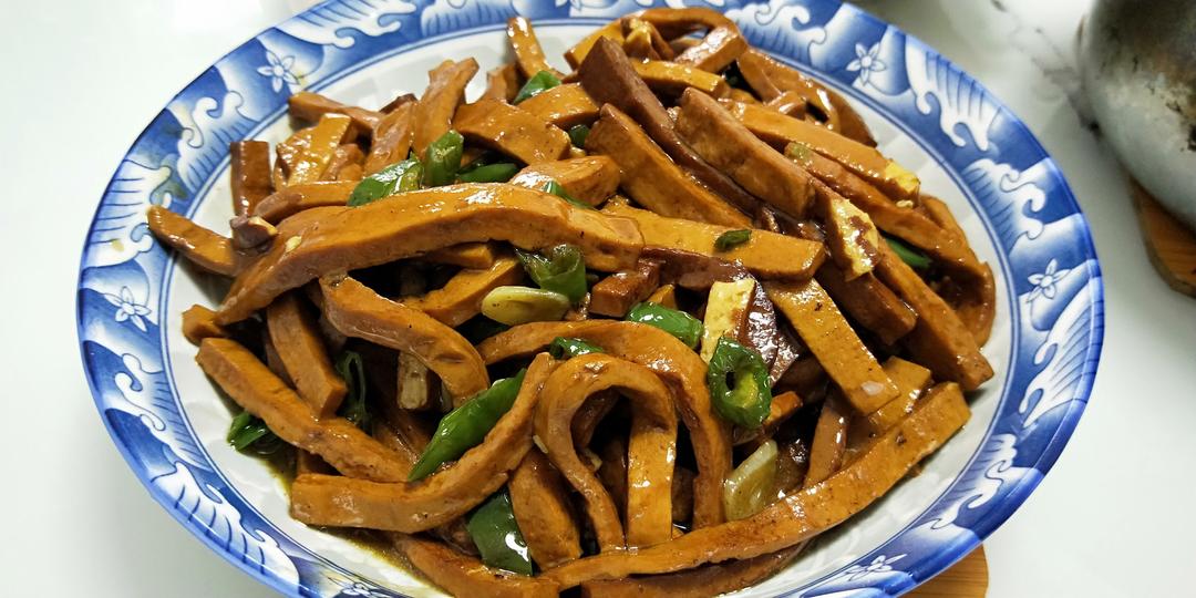 五香豆腐干香菇木耳瘦肉