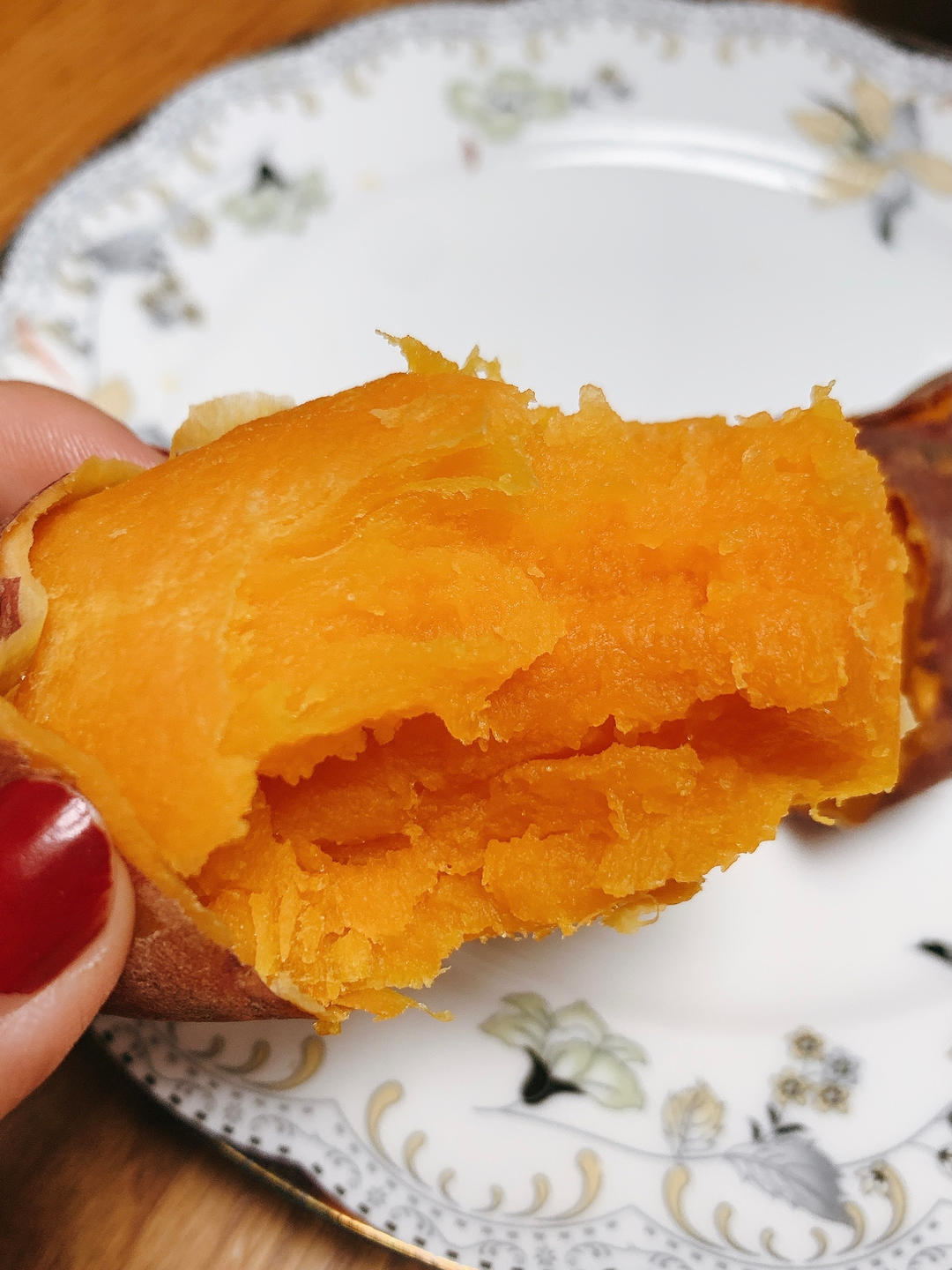 简单快速烤红薯(微波炉)