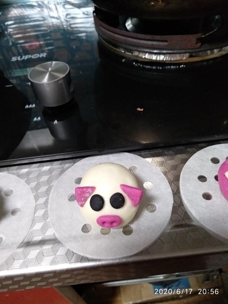 🐷小猪奶黄包（卡通包子）