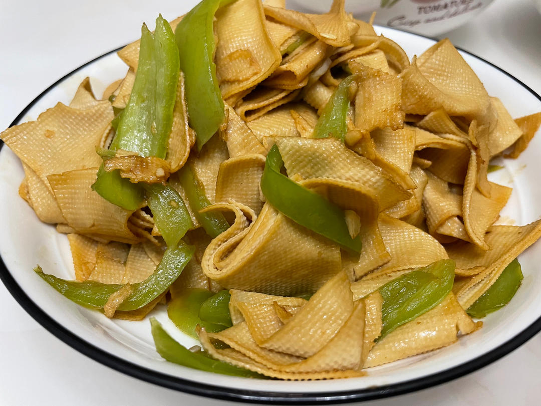 尖椒炒豆皮➕灵魂汤汁