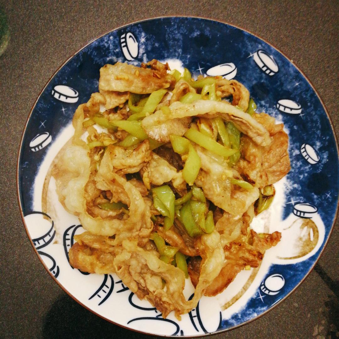 青椒炒肉片