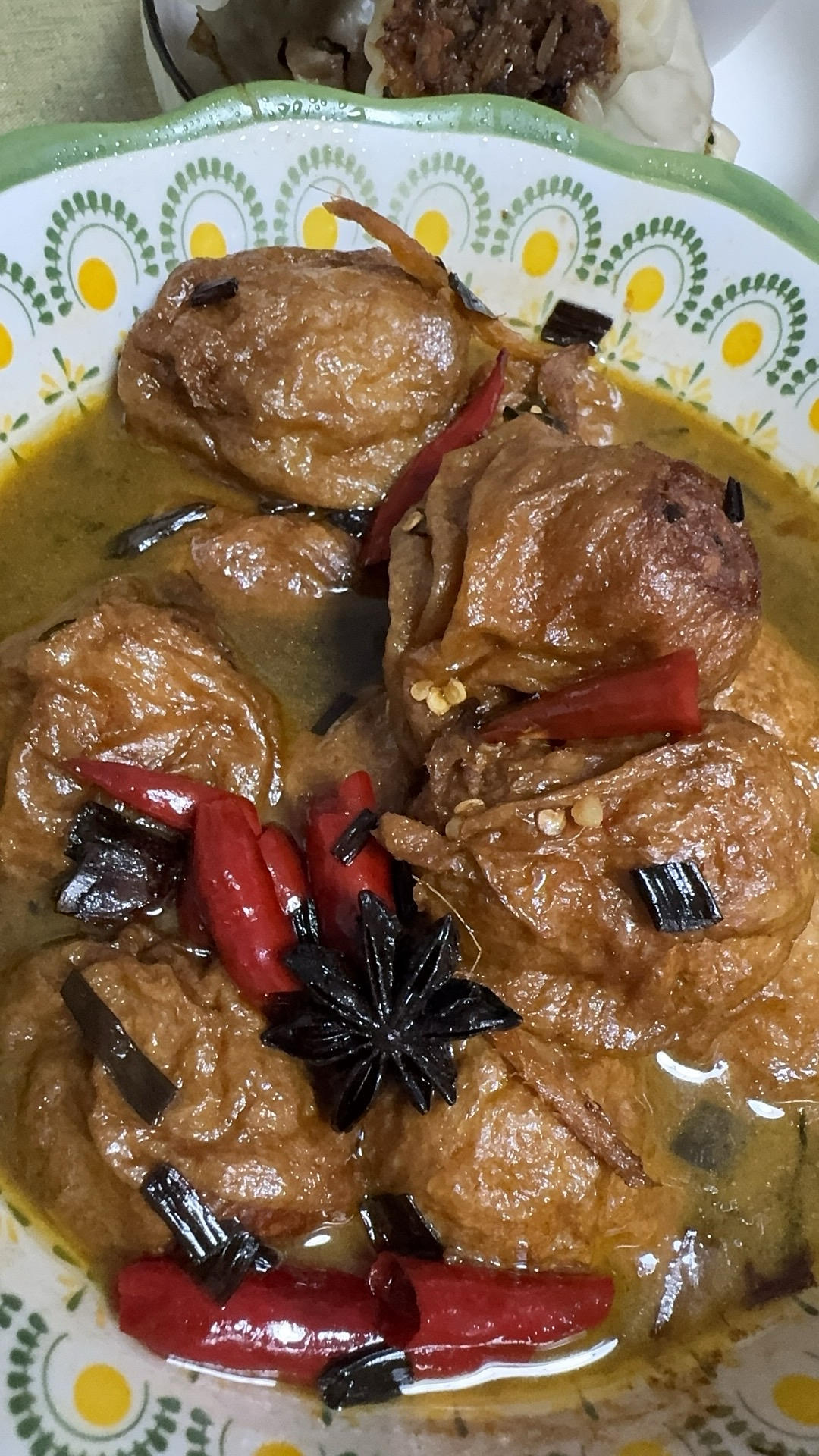红烧油面筋塞肉