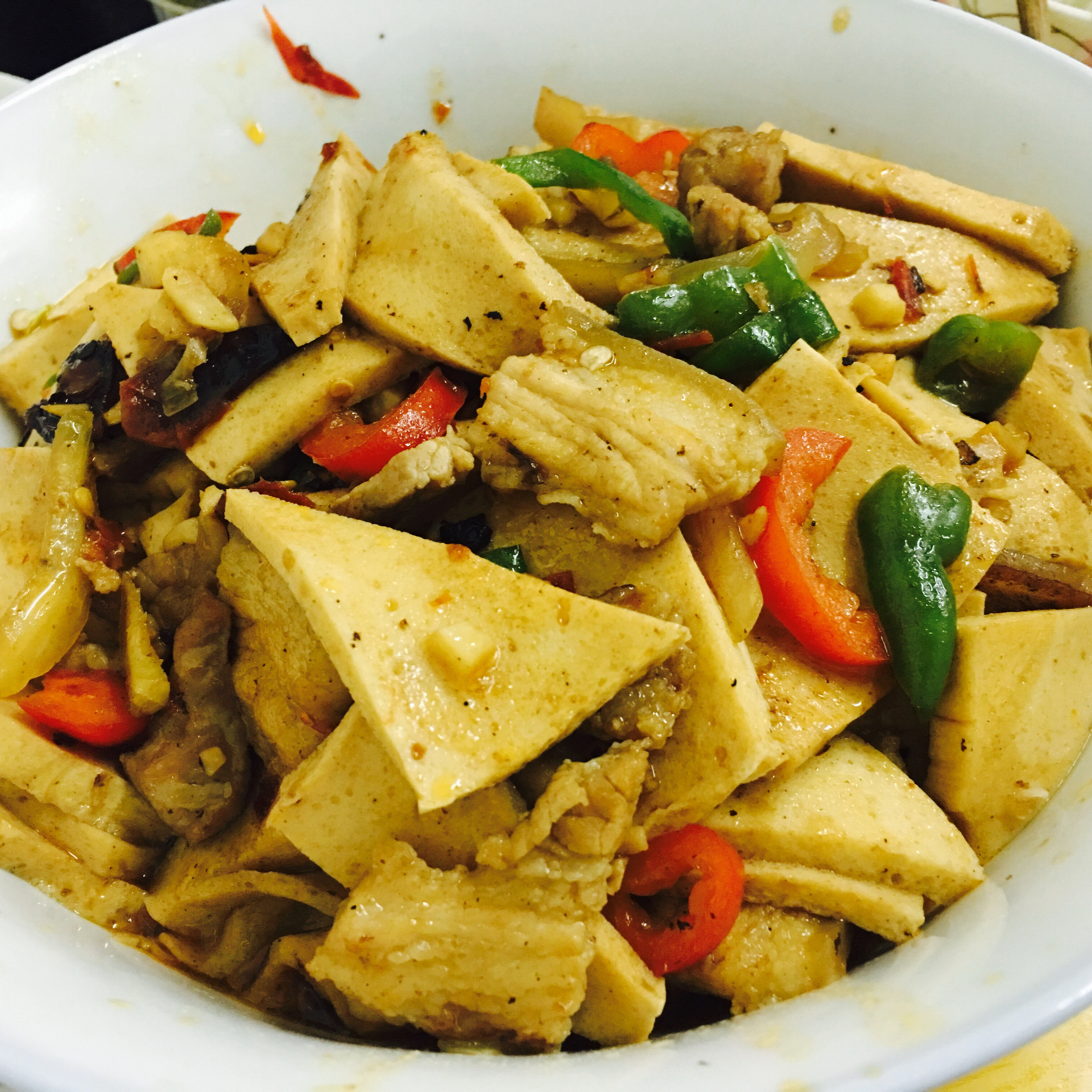 简易版干锅千叶豆腐