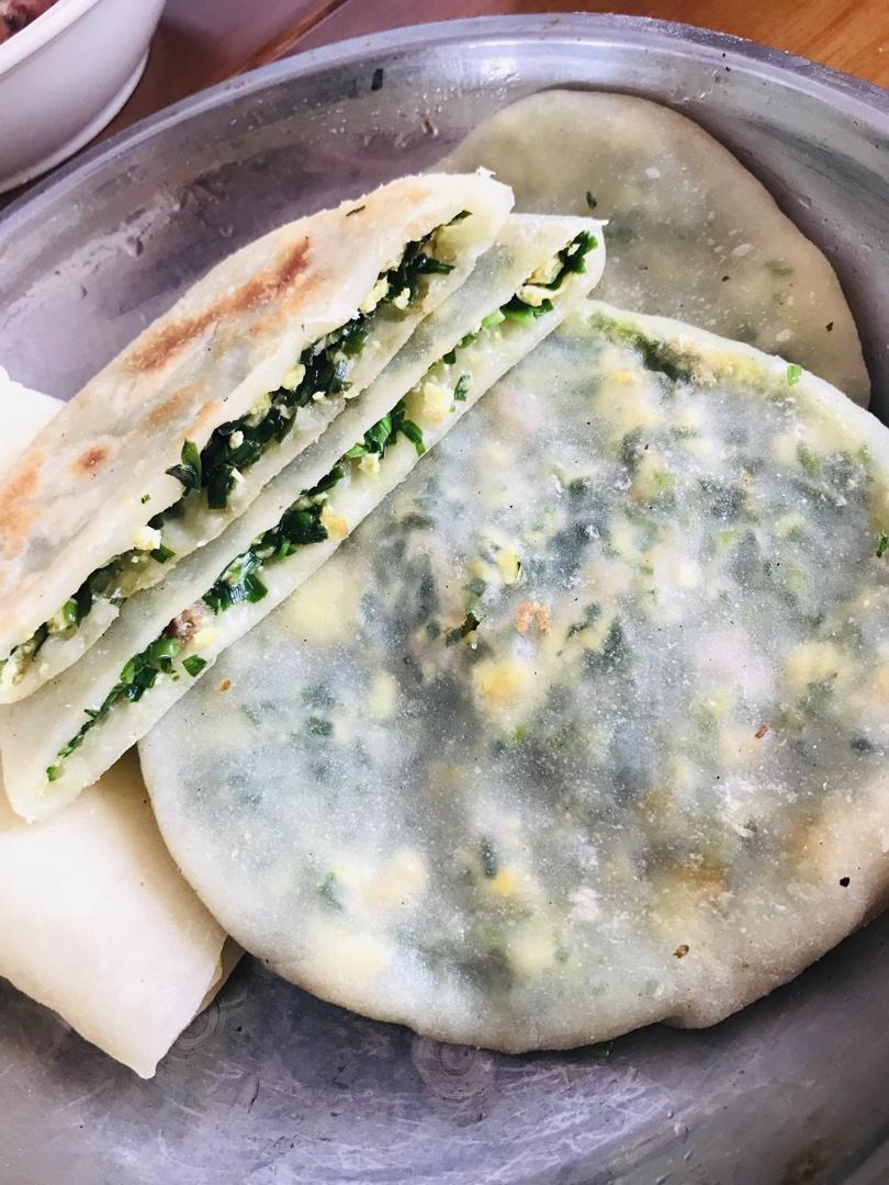 韭菜鸡蛋馅饼