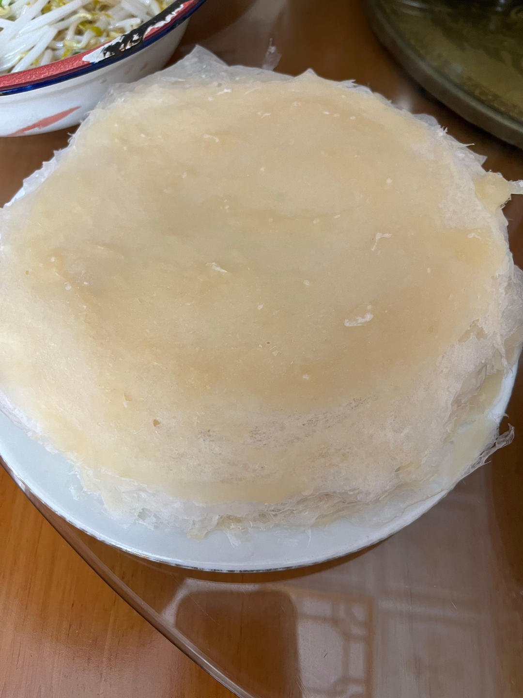 自制闽南润饼皮（薄饼皮）福建春卷皮-水面的黄金比例