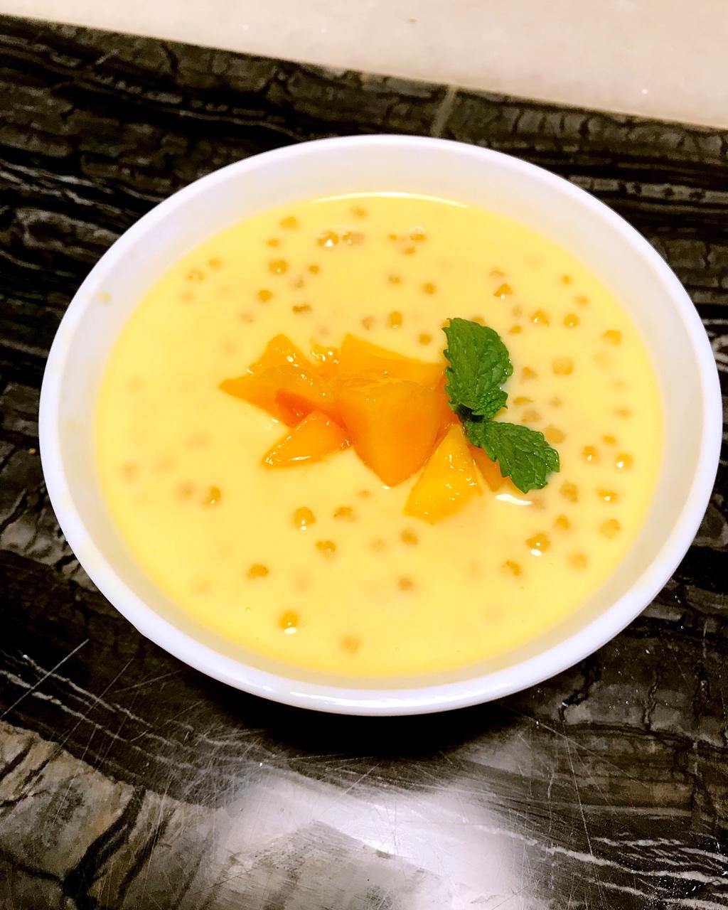 芒果牛奶西米露