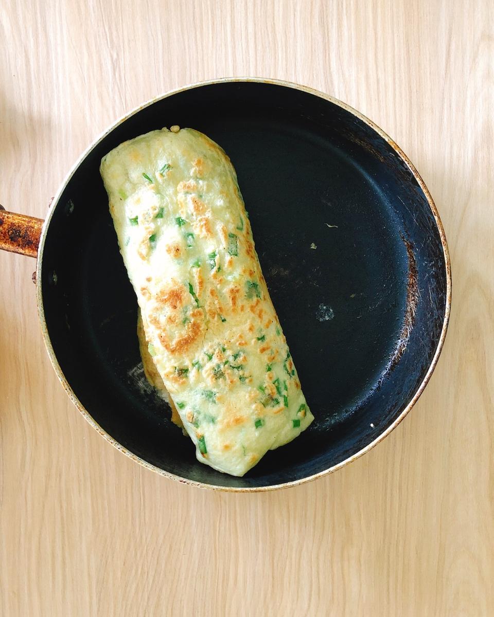 葱花蛋饼（快手营养早餐）