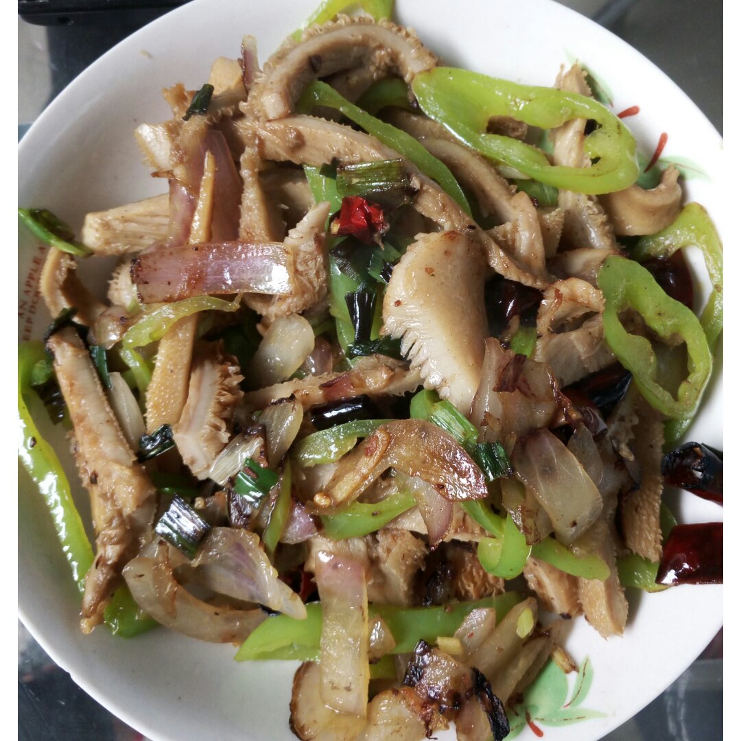 辣椒炒牛肚