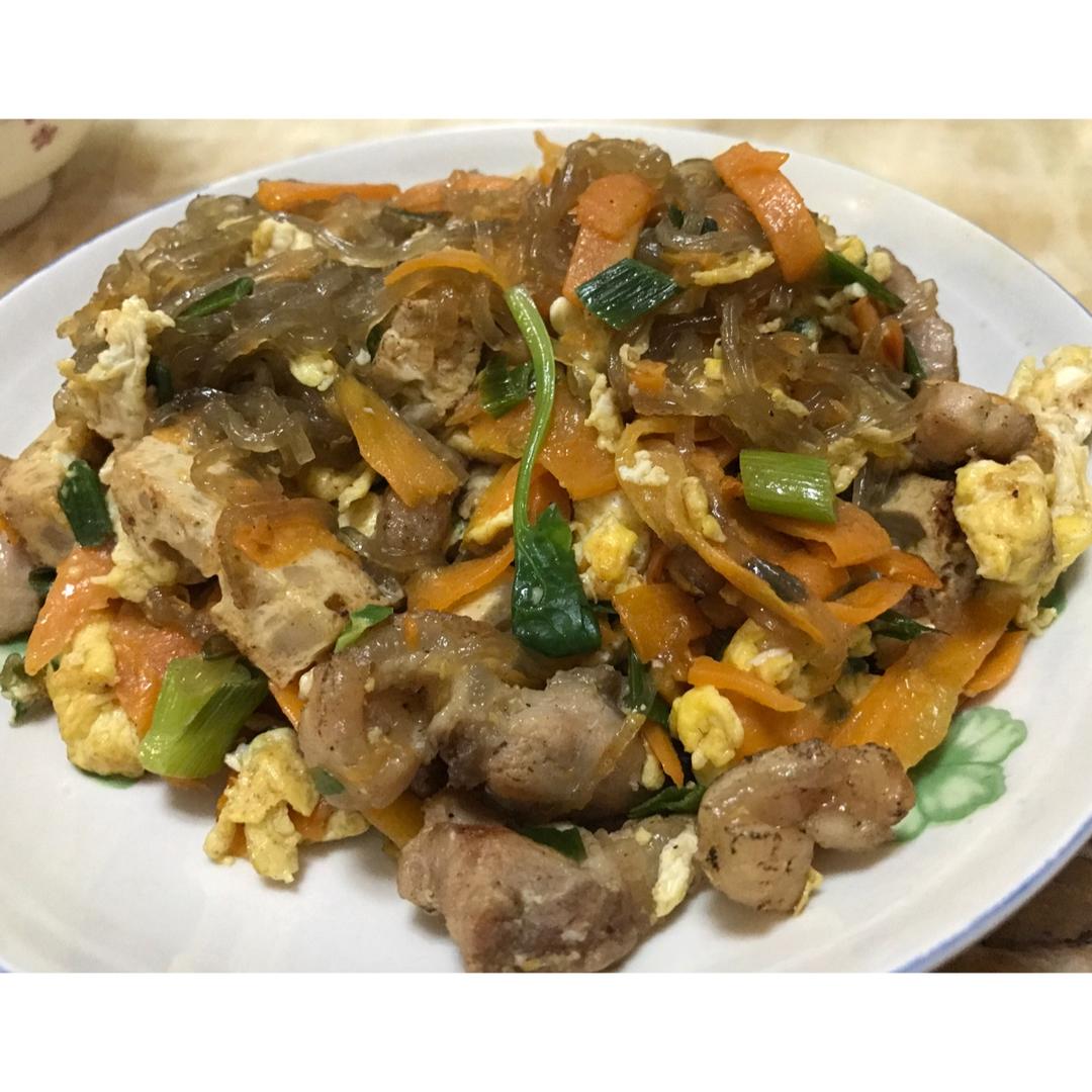 kaki77做的炒粉签潮汕特色