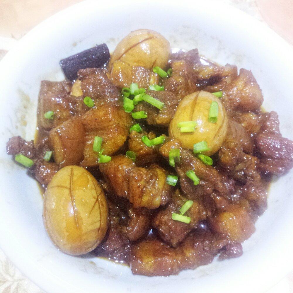 其实也不是很难的红烧肉烧蛋