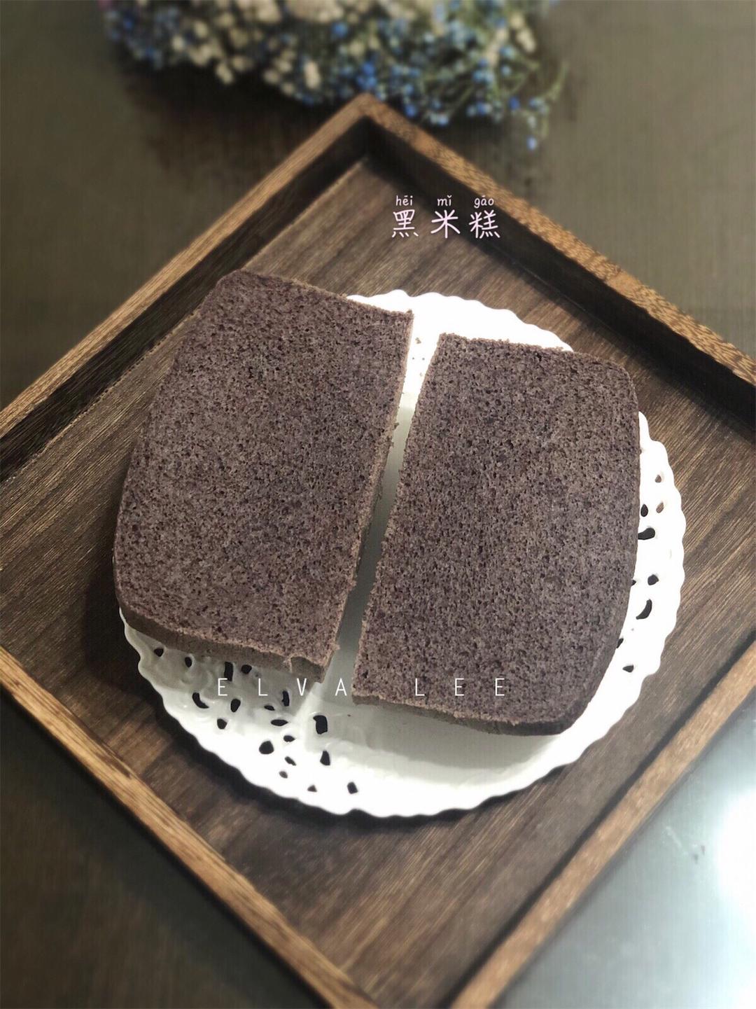 椰油黑米糕#入口即化宝宝健康早餐#的做法