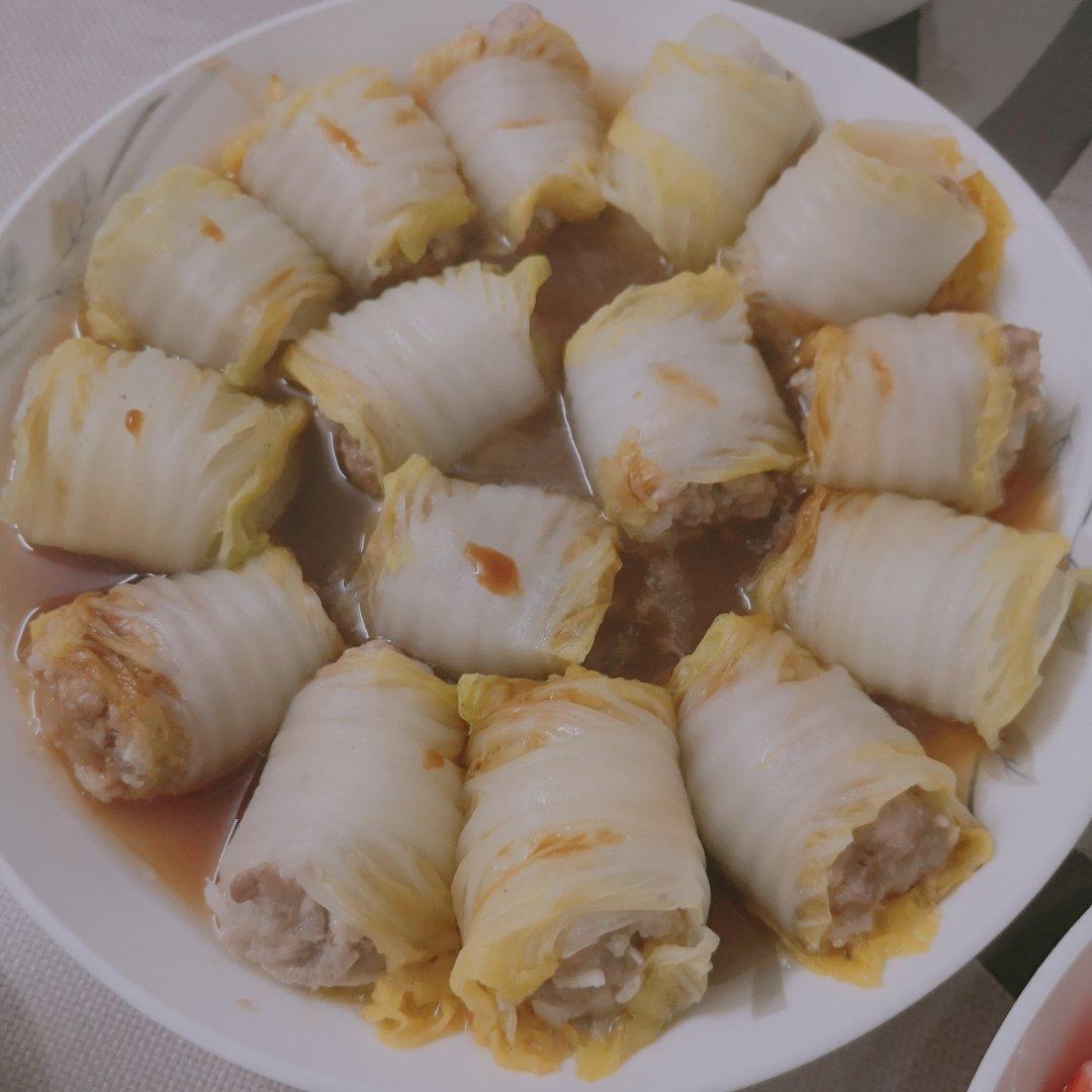 娃娃菜肉卷（白玉卷）