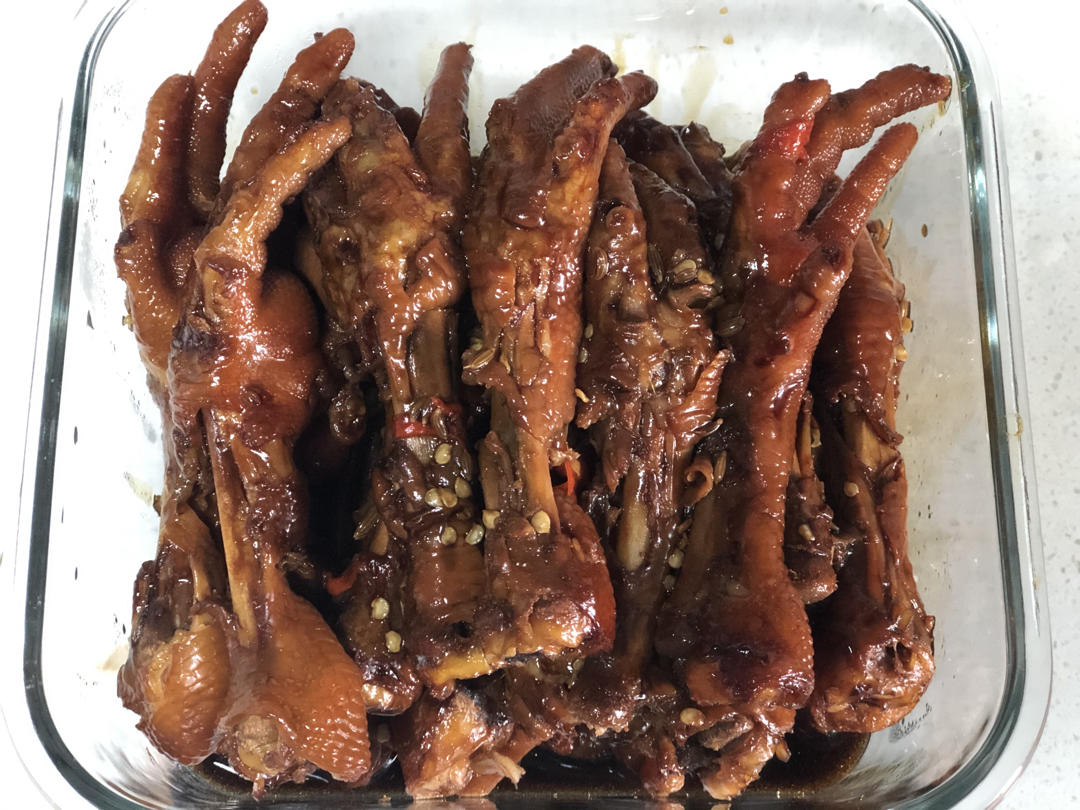 香辣烧鸡爪