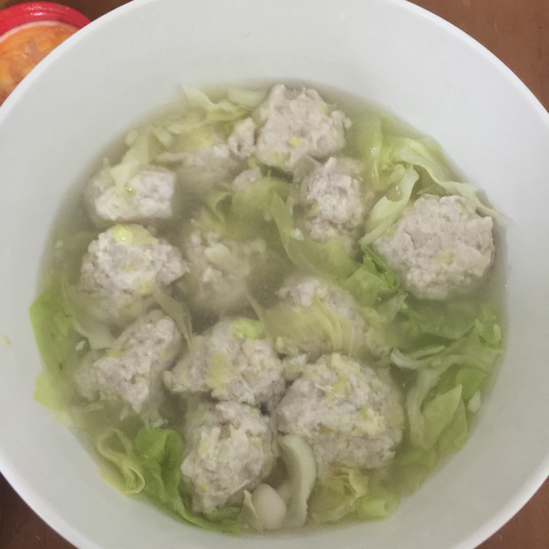 手工肉丸汤
