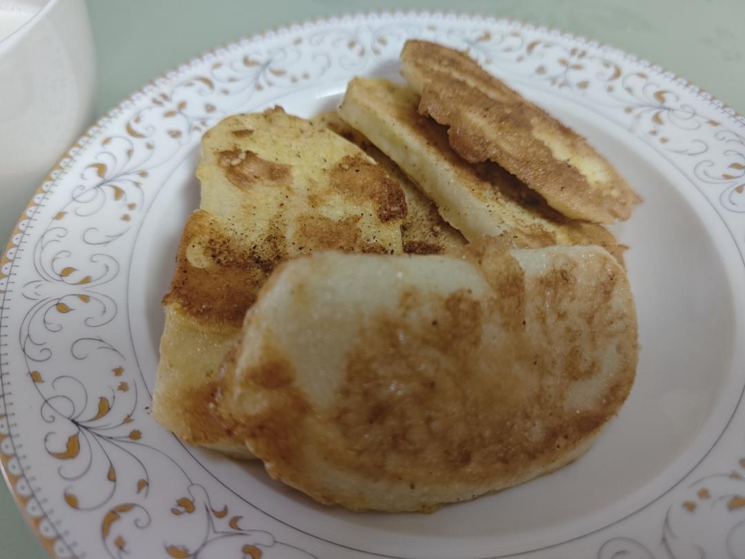 鸡蛋煎馒头片