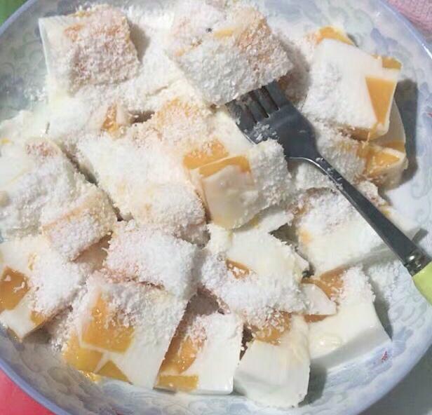 芒果奶冻（吉利丁片版）