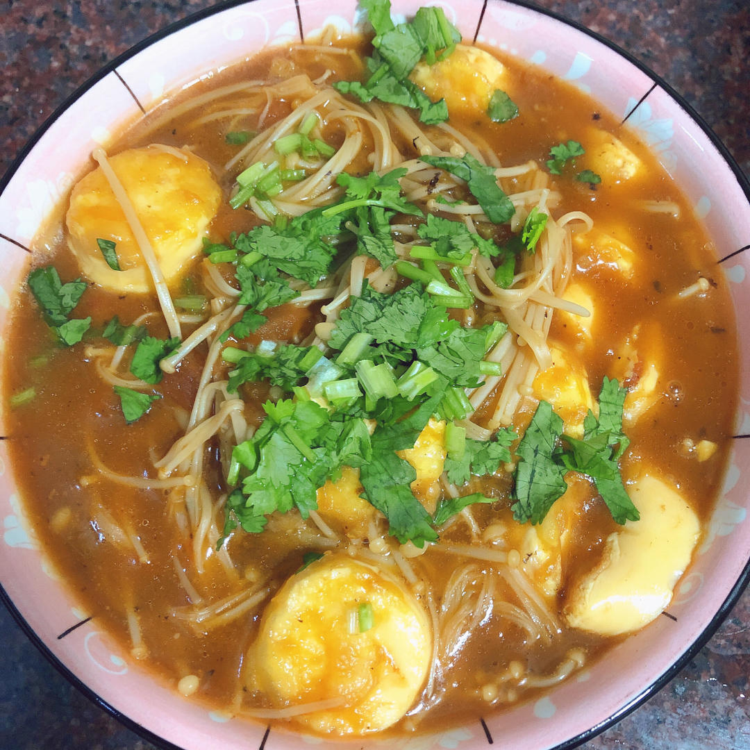 金针菇烧日本豆腐