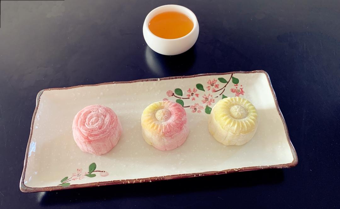 好吃到哭的冰皮月饼（细腻绿豆沙/榴莲）