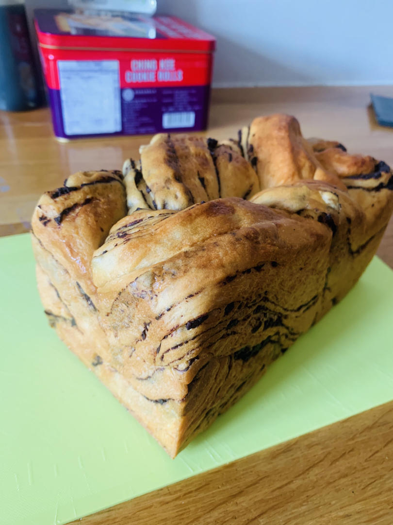 大理石纹巧克力吐司