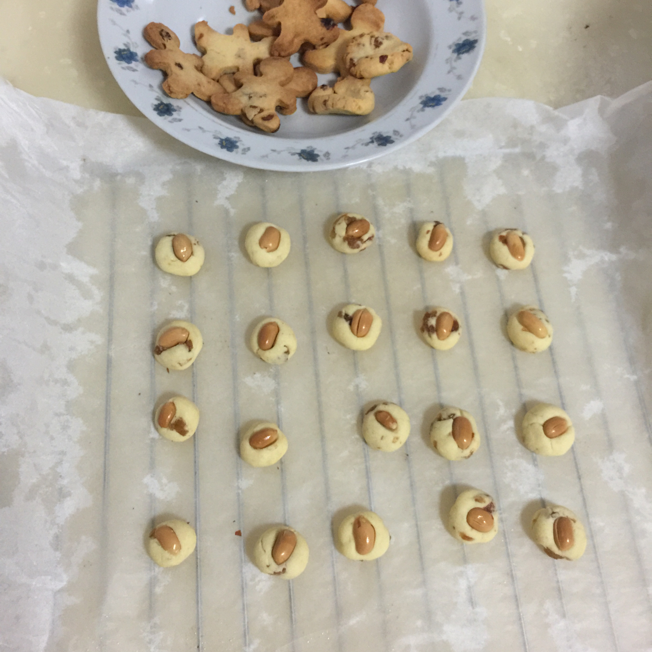 椰子味迷你MM豆曲奇小饼