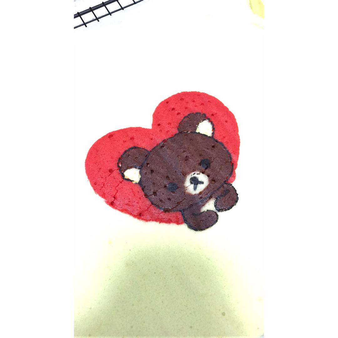 细腻零消泡彩绘蛋糕卷图案面糊制作方法