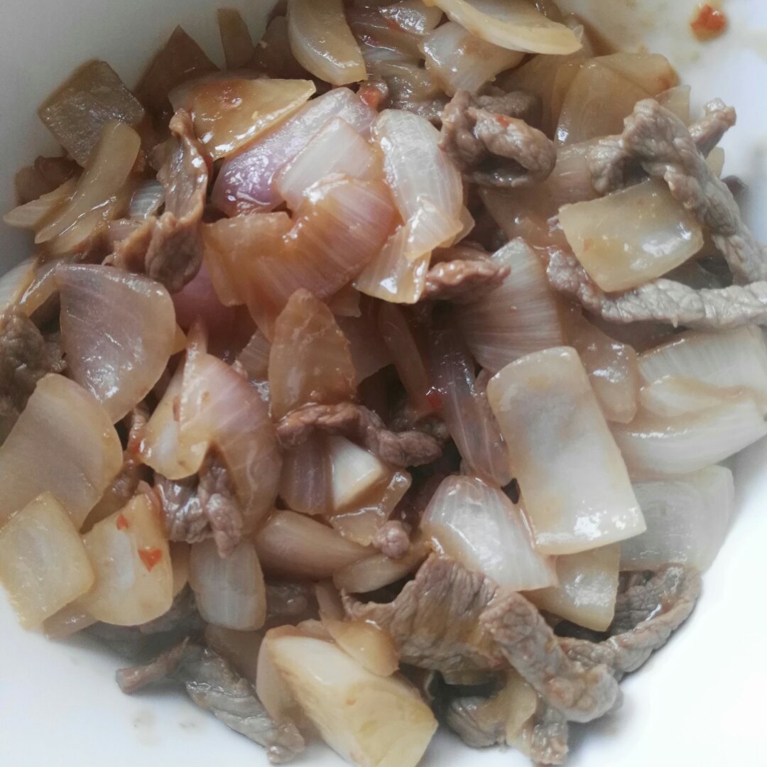 6cooker做的洋葱炒牛肉