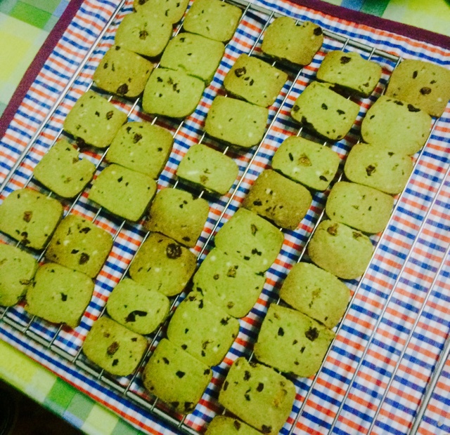 抹茶红豆饼干(减糖)