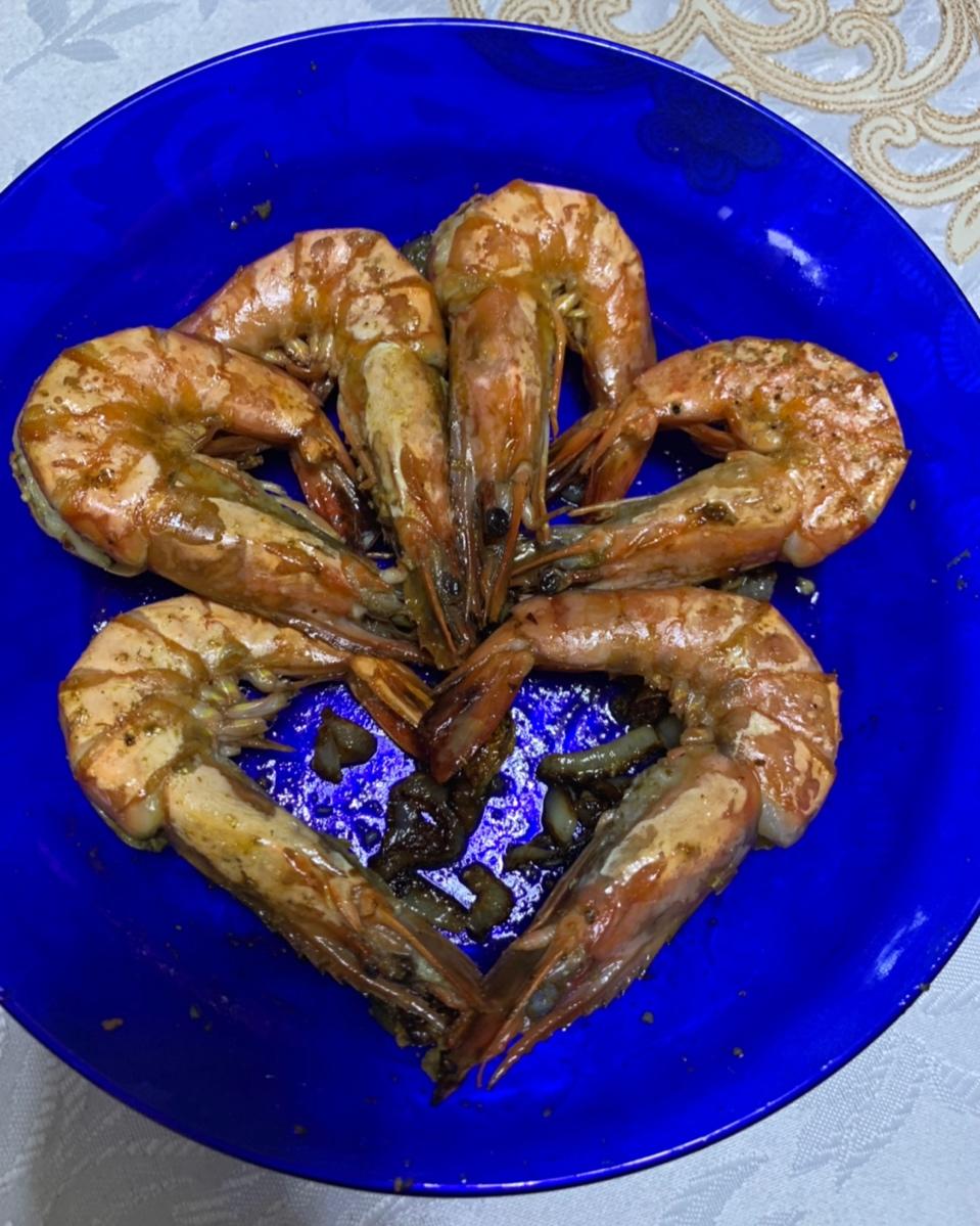 串烤黑虎虾