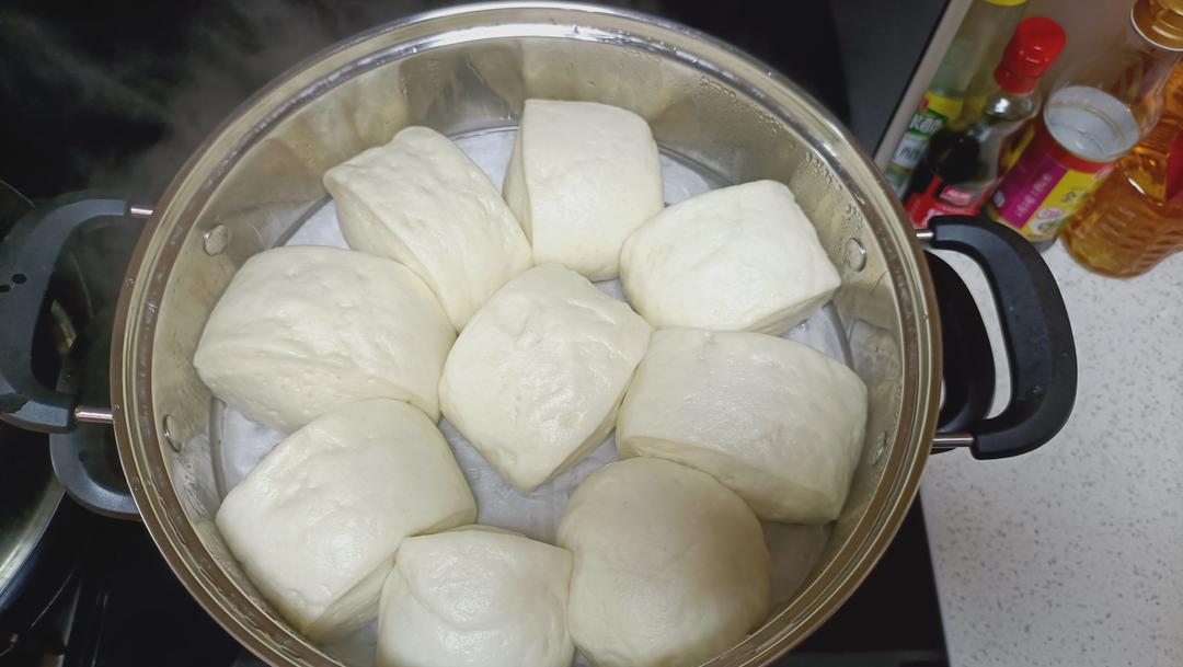 广式馒头（刀切，圆形。馒头。附视频。一次性发酵）