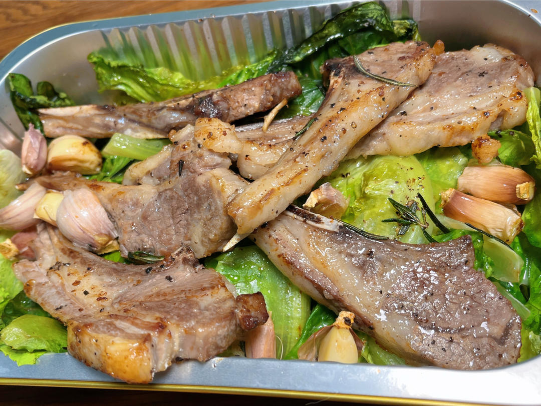 香嫩法式小羊排（油煎烤箱空气炸锅）