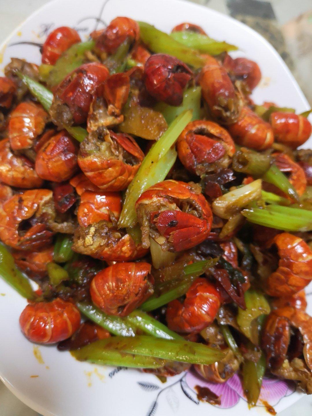 爆炒虾尾…新疆版