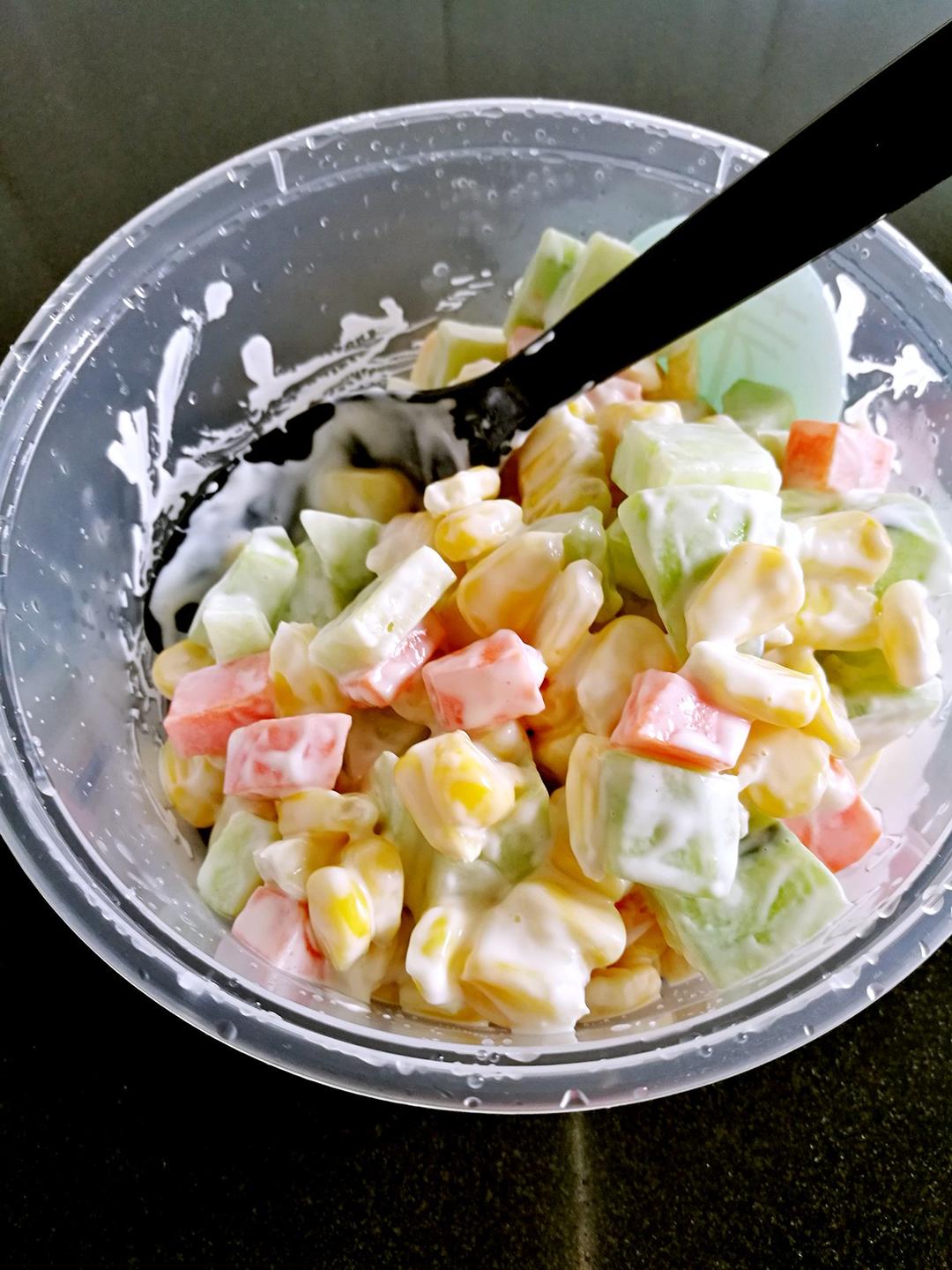 手机用户2098忘忧做的自制肯德基玉米沙拉