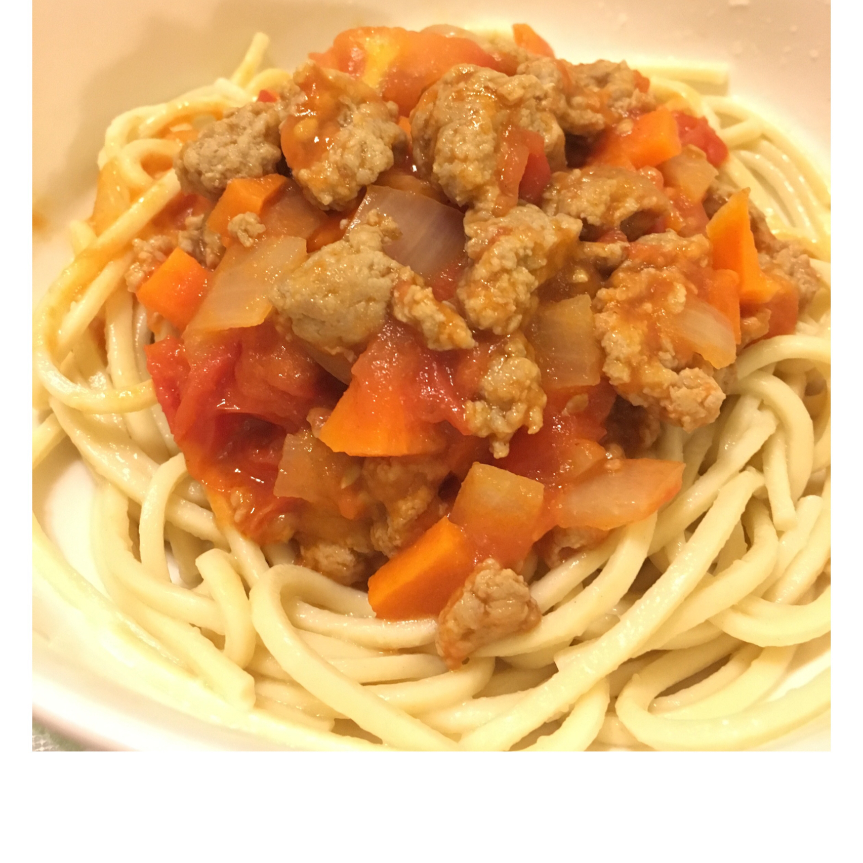 番茄肉酱意大利面