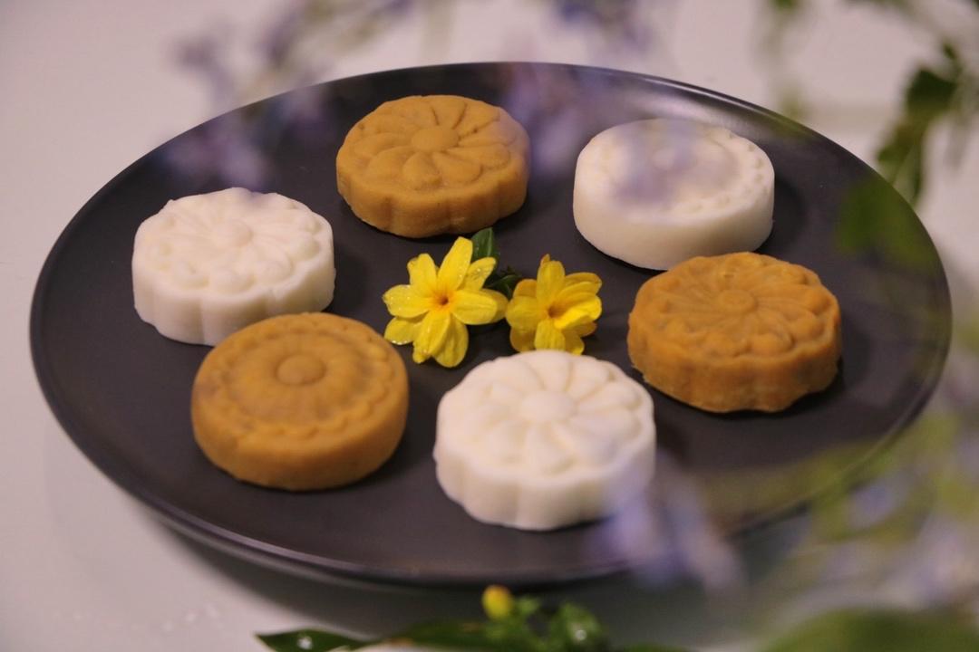 甜而不腻红豆山药糕