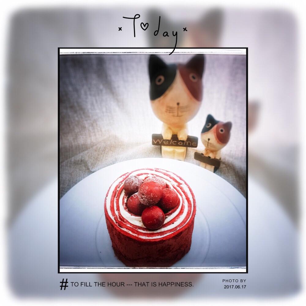 红丝绒漩涡蛋糕